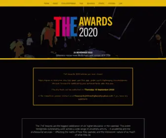 The-Awards.co.uk(THE Awards 2021) Screenshot