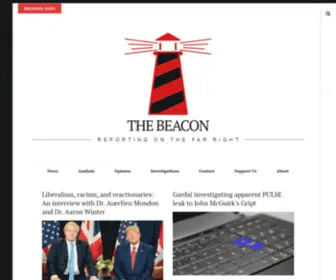 The-Beacon.ie(Reporting on the Far Right) Screenshot