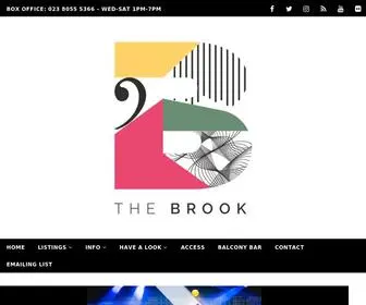 The-Brook.com(The Brook) Screenshot