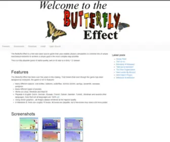 The-Butterfly-Effect.org(The Butterfly Effect) Screenshot