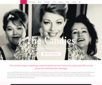 The-Candies.com(Wedding Bands in France) Screenshot