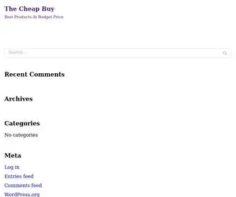 The-Cheap-Buy.com(Best Products At Budget Price) Screenshot