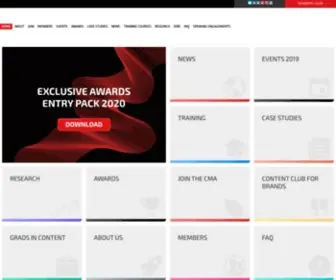 The-Cma.com(Content Marketing Association) Screenshot