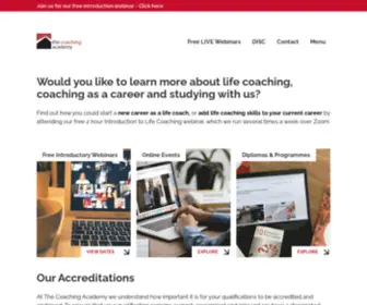 The-Coaching-Academy.com(Life Coaching) Screenshot