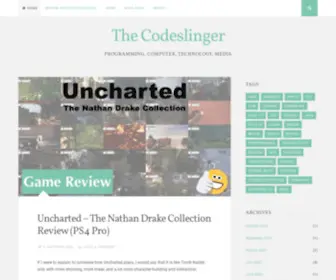 The-Codeslinger.com(Programming, Computer, Technology, Media) Screenshot