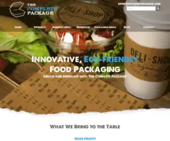 The-Complete-Package.com(Food Packaging Containers) Screenshot