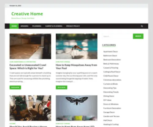 The-Creative-Home.com(Home Decor) Screenshot