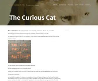 The-Curious-Cat.com(Make your life an adventure) Screenshot