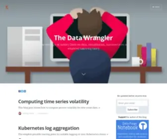 The-Data-Wrangler.com(The Data Wrangler) Screenshot