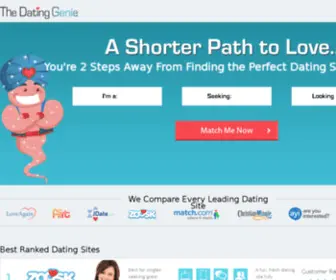 The-Dating-Genie.com(The Dating Genie) Screenshot