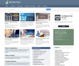 The-Definition.com(The Science of Definition) Screenshot