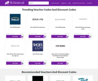 The-Discountcodes.com(Today's Best Coupons and Deals Use) Screenshot