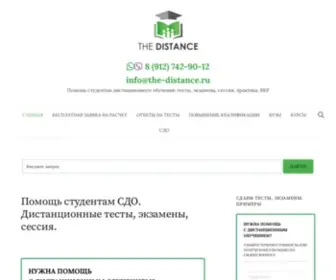The-Distance.ru(Дистанционная помощь) Screenshot