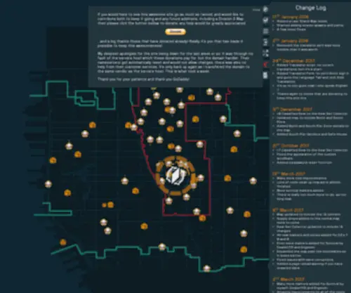 The-Division-Map.com(The Divison Interactive Map) Screenshot