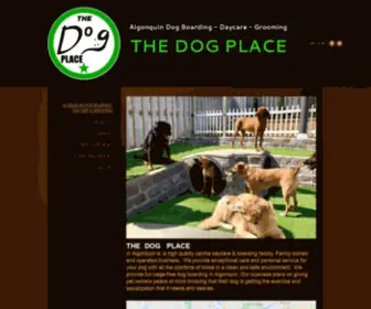 The-Dogplace.com(Algonquin Dog Boarding) Screenshot