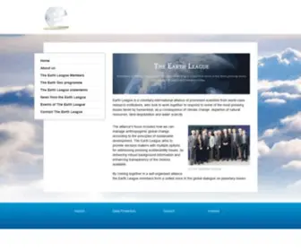 The-Earth-League.org(The Earth League) Screenshot