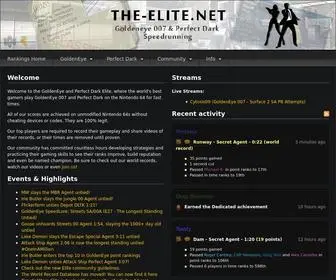 The-Elite.net(GoldenEye 007 and Perfect Dark Speed Runs) Screenshot