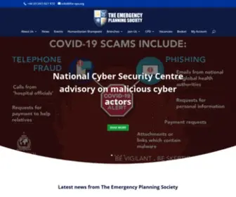 The-EPS.org(The Emergency Planning Society (EPS)) Screenshot