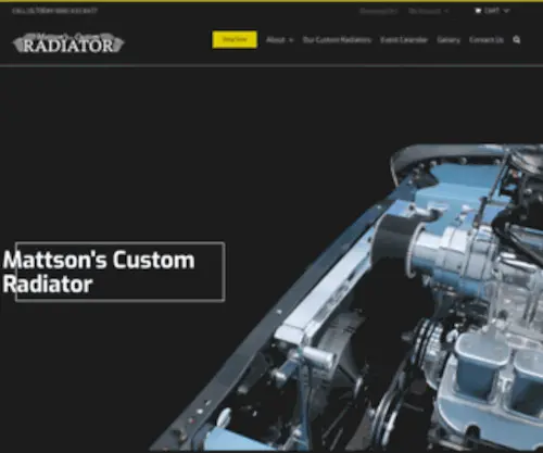 The-Fan-Man.com(Mattson’s Custom Radiators & Automotive Electric Fans Mattson’s Inc) Screenshot