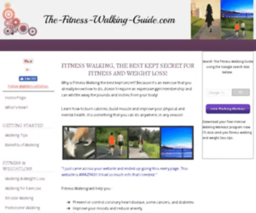 The-Fitness-Walking-Guide.com(The Fitness Walking Guide) Screenshot