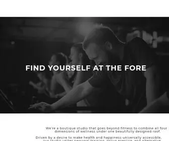 The-Fore.co.uk(A boutique studio in Kings Cross) Screenshot