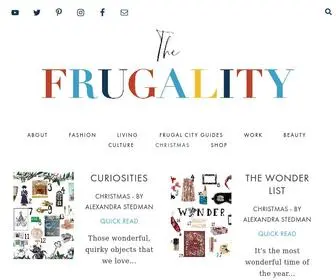 The-Frugality.com(The Frugality) Screenshot