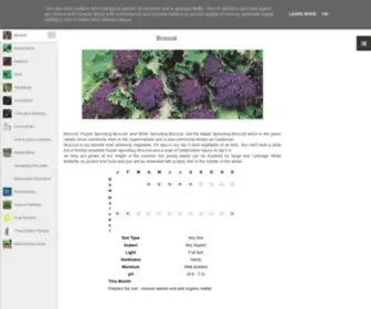 The-Gardeners-Calendar.co.uk(Vegetable Garden planting guides) Screenshot