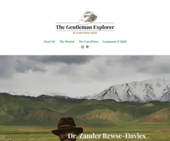 The-Gentleman-Explorer.com(Zander Rewse) Screenshot