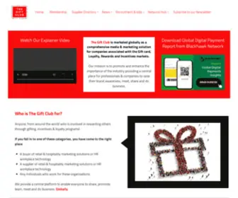 The-Gift-Club.com(Marketing for Suppliers in the Loyalty and Incentives Industry) Screenshot