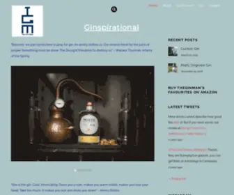 The-Gin-Man.com(Aficionado in all things gin) Screenshot