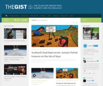 The-Gist.org(The Glasgow Insight into Science and Technology) Screenshot