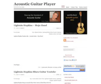 The-Guitarplayer.com(Acoustic Guitar) Screenshot