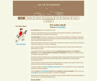The-Gutter-Man.com(The Gutter Man®) Screenshot