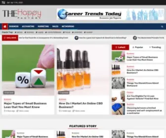 The-Happy-Factory.com(Business Blog) Screenshot
