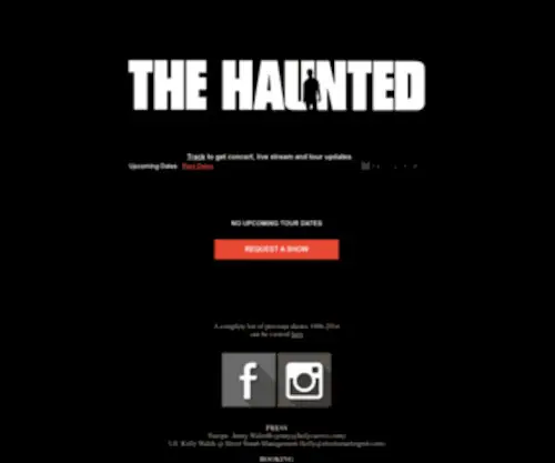 The-Haunted.com(The Haunted) Screenshot