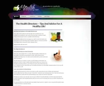 The-Health-Directory.net(The Health Directory) Screenshot