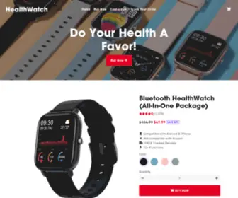 The-Health-Watch.com(Improve and monitor your health today. Heart rate tracking in real) Screenshot