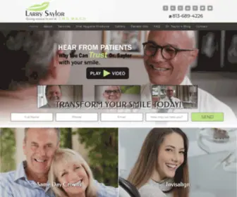 The-Healthy-Dentist.com(Cosmetic Dentistry Tampa FL) Screenshot