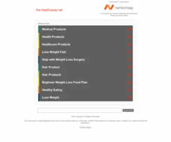 The-Healthyway.net(The Healthyway) Screenshot