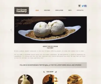 The-ICF.com(Premier dessert restaurant in Lagos serving gourmet ice cream) Screenshot