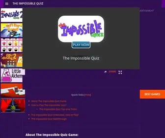 The-Impossible-Quiz-Game.com(The Impossible Quiz) Screenshot