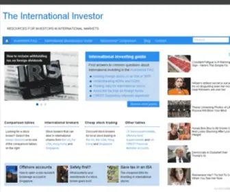 The-International-Investor.com(The International Investor) Screenshot