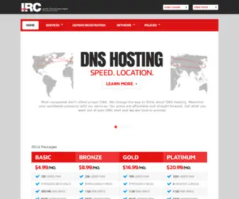 The-IRC.com(The-IRC Hosting Solutions) Screenshot