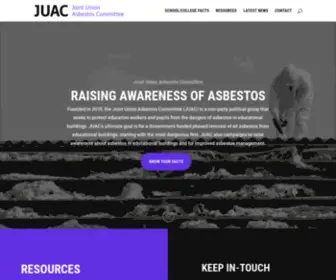 The-Juac.co.uk(Joint Union Asbestos Committee) Screenshot