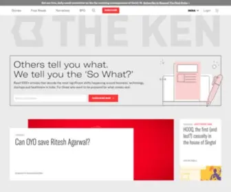 The-Ken.com(The Ken) Screenshot