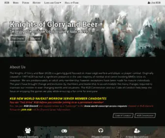 The-KGB.com(Knights of Glory and Beer) Screenshot