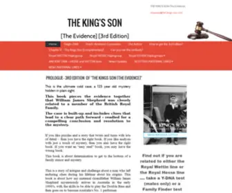 The-Kings-Son.com(THE KING'S SON (The Evidence)) Screenshot