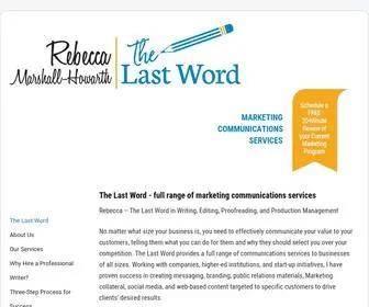 The-Lastword.com(Writing) Screenshot