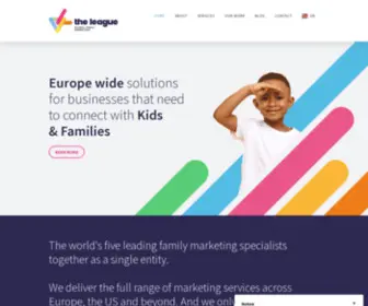 The-League.eu(The Extraordinary League of Marketing and Family Communication Agencies) Screenshot