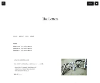 The-Letters-OnlineStore.net(The Letters) Screenshot